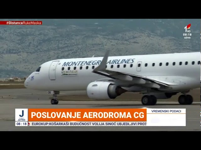 Televizija Crne Gore, Poslovanje Aerodroma Crne Gore, gost Danilo Orlandić