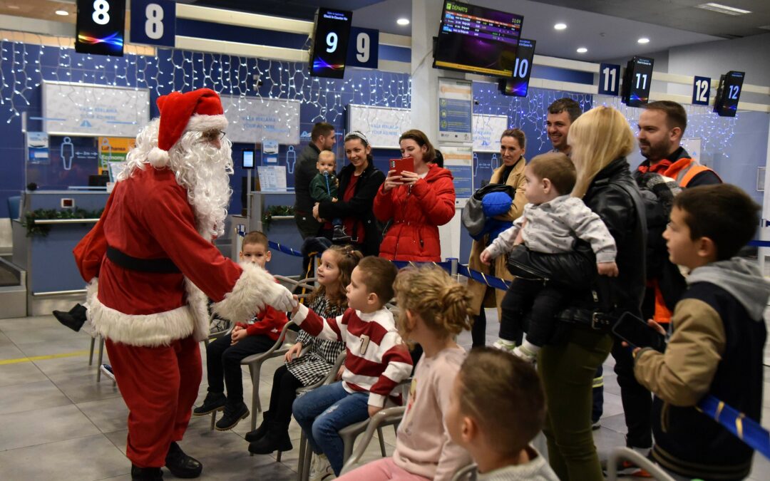 Novogodišnja proslava za djecu kolega na Aerodromu Tivat